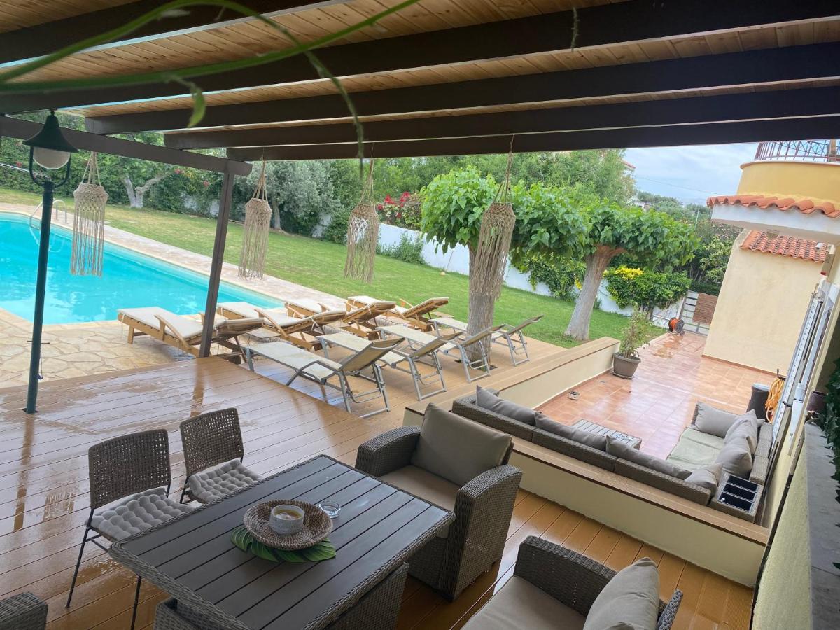 Relaxing Villa With Swimming Pool And Garden Agios Georgios  外观 照片