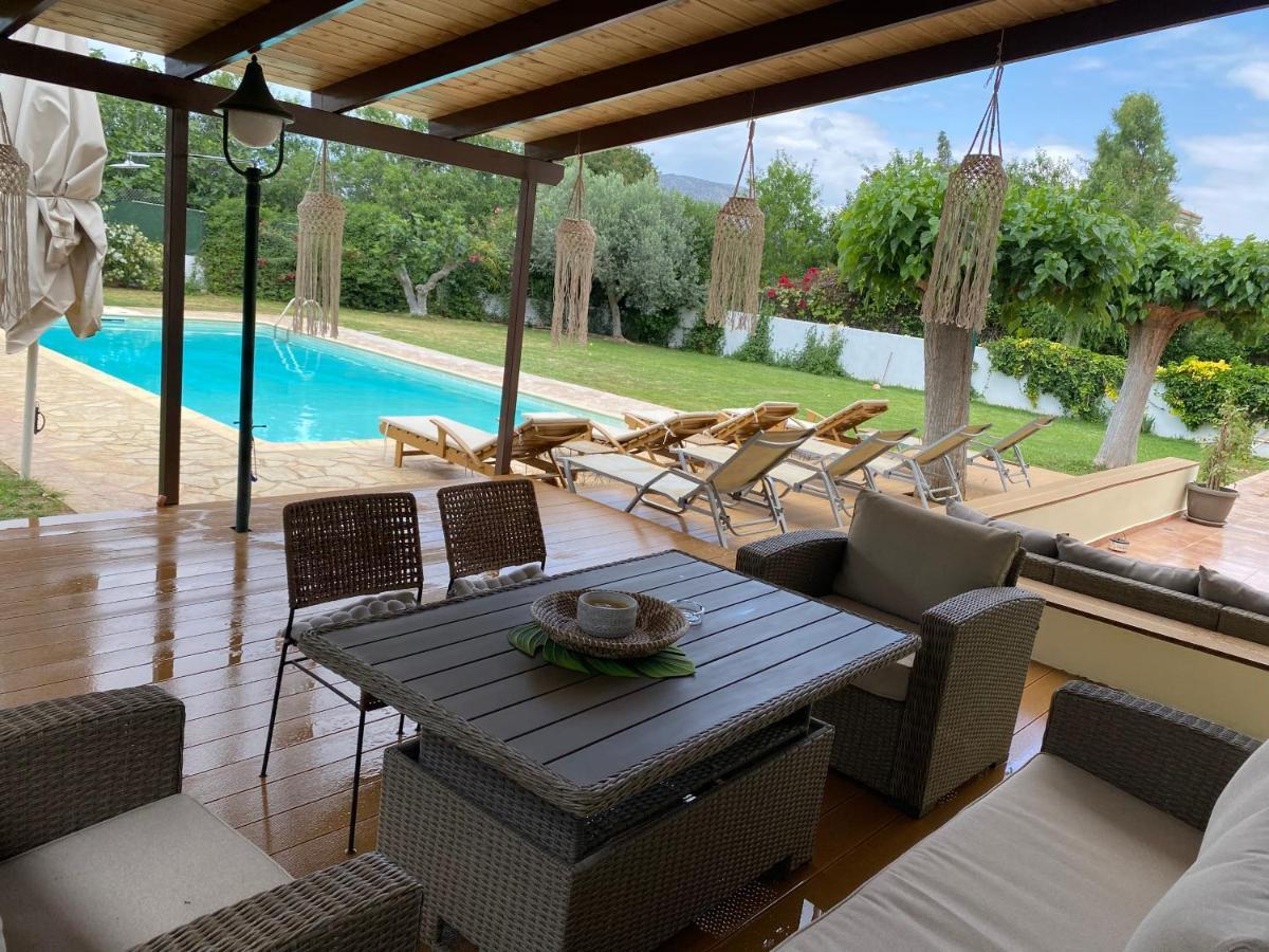 Relaxing Villa With Swimming Pool And Garden Agios Georgios  外观 照片