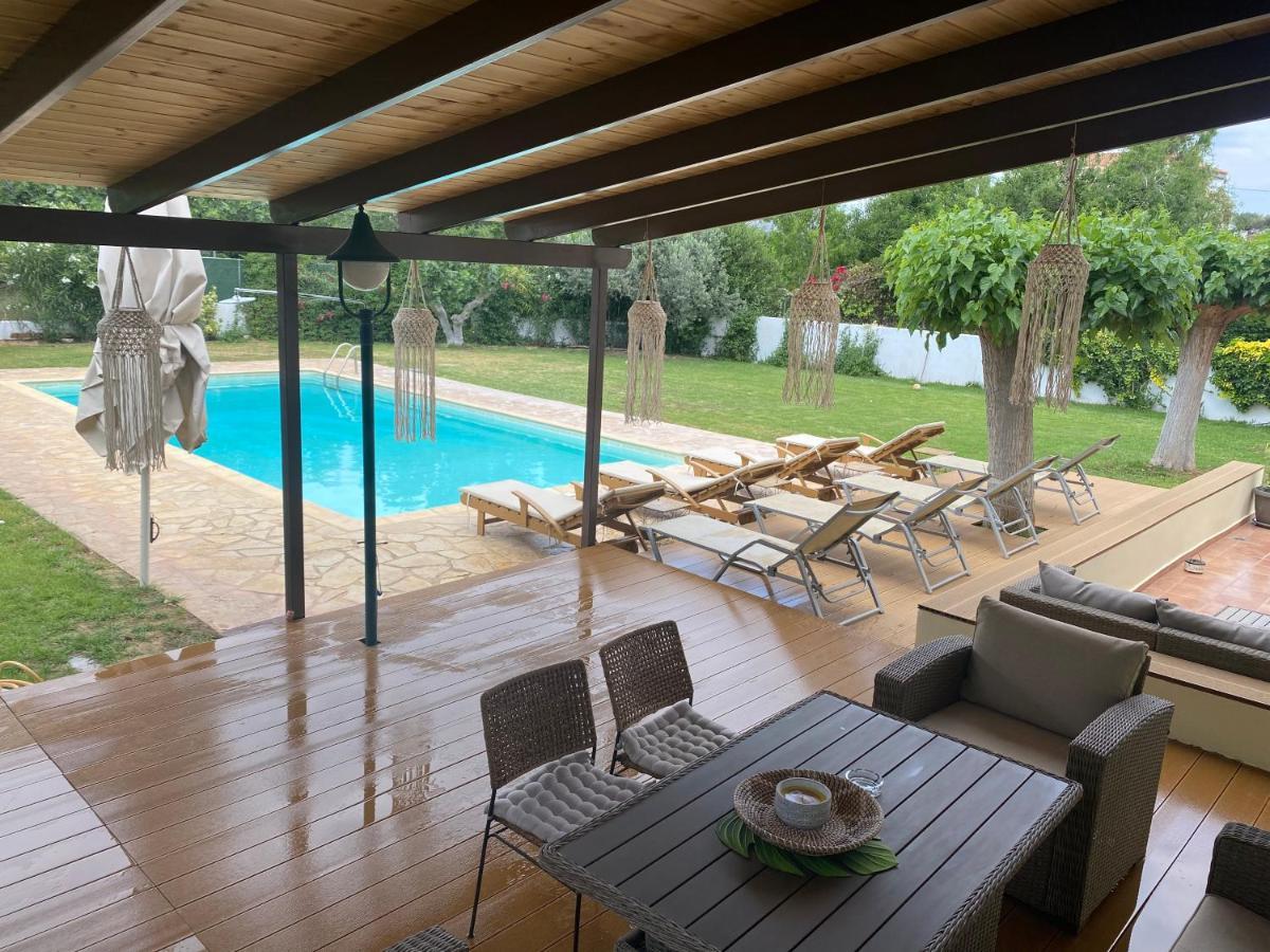 Relaxing Villa With Swimming Pool And Garden Agios Georgios  外观 照片